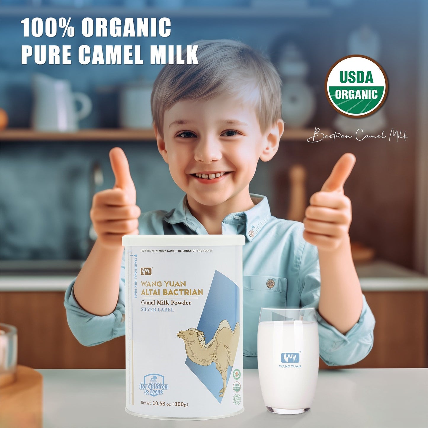 WANG YUAN Altai Bactrian Camel Milk Powder – Silver Label
