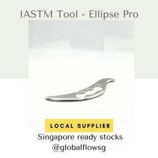Ellipse Pro Graston Tool Stainless Steel Tissue Therapy Muscle Massage IASTM Tool (1pc)