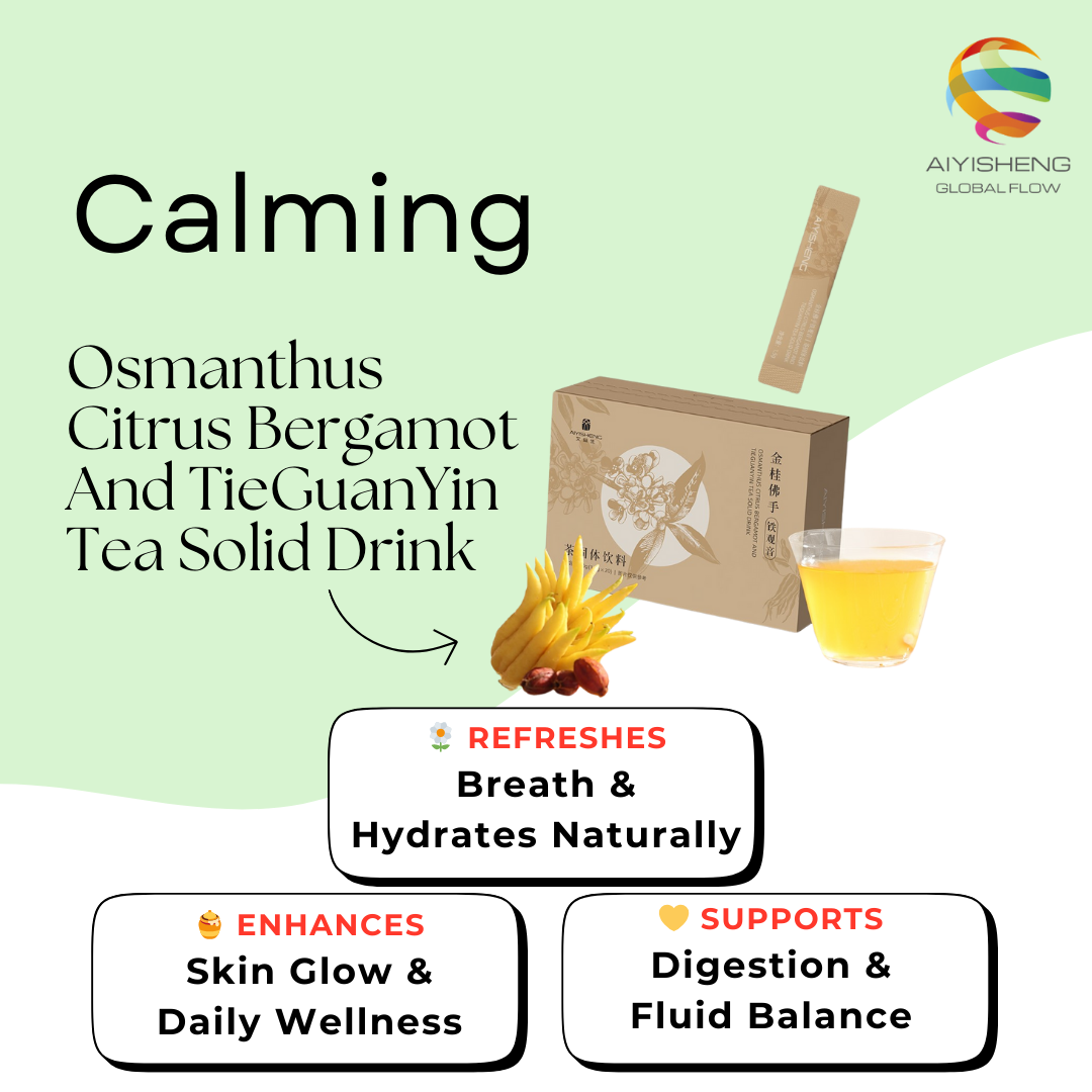 Osmanthus Citrus Bergamot And TieGuanYin Tea Solid Drink