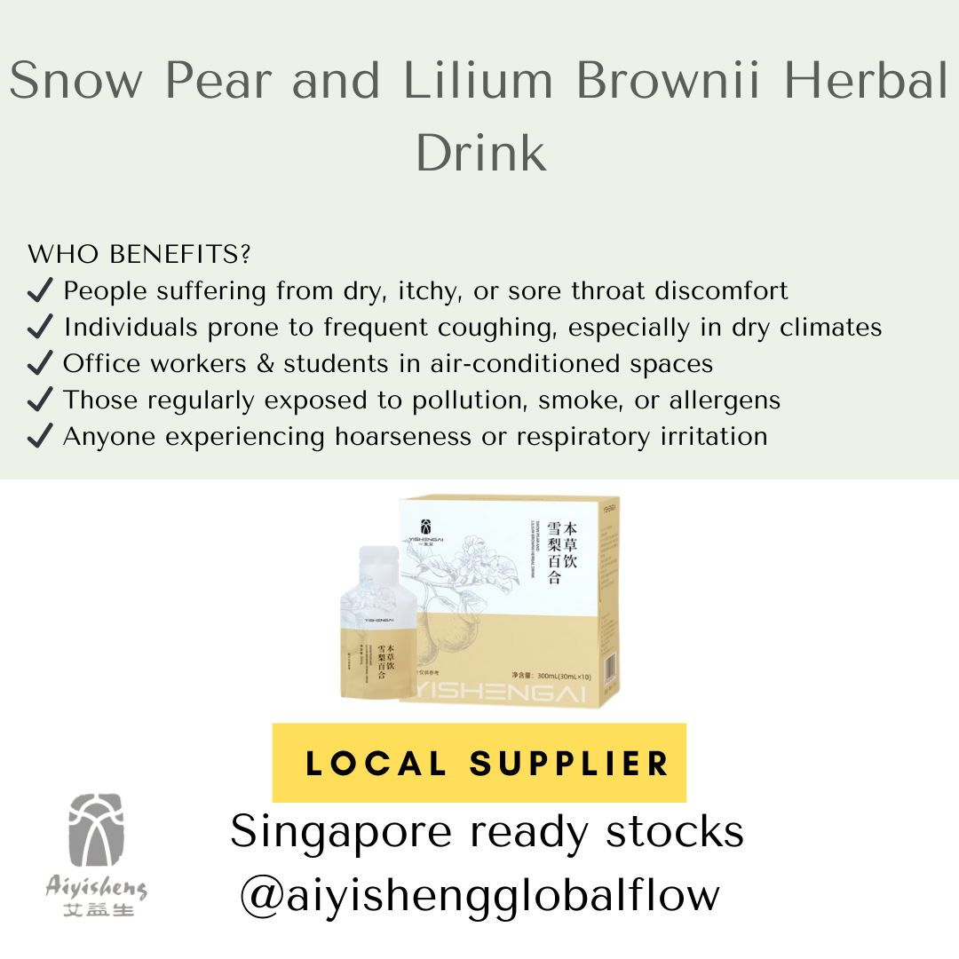 Snow Pear and Lilium Brownii Herbal Drink