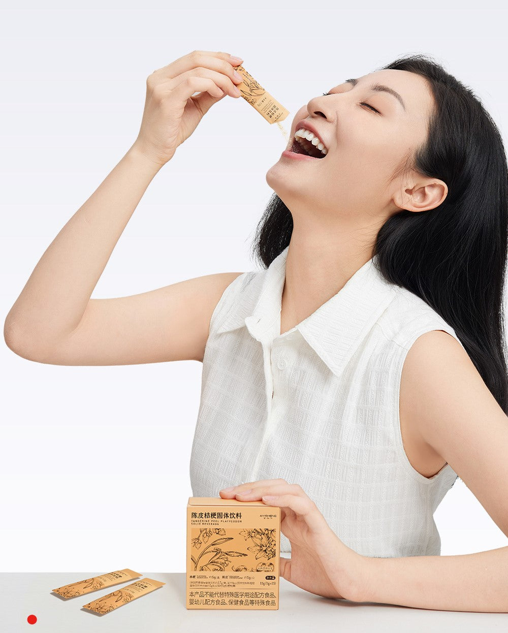 Tangerine Peel Platycodon Solid Beverage