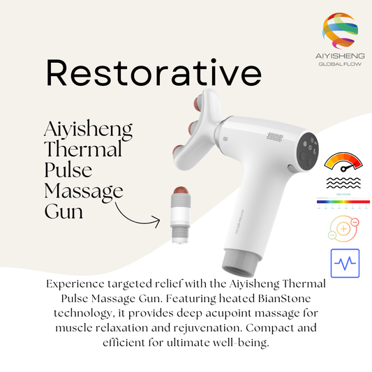Aiyisheng Heated Bian Stone Aiyisheng Thermal Pulse Massage Gun_