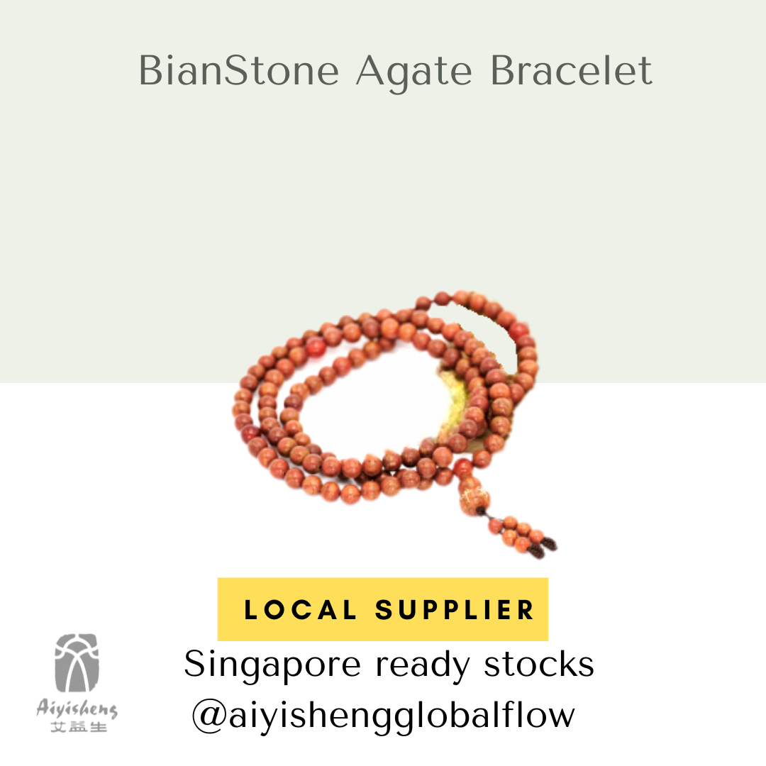 Aiyisheng Bian Stone BianStone Agate Bracelet_2