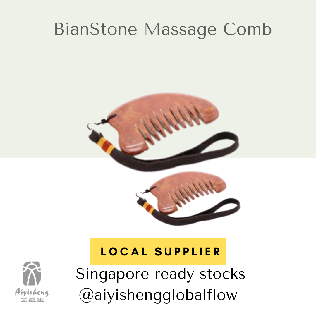 Aiyisheng Bian Stone BianStone Massage Comb_2