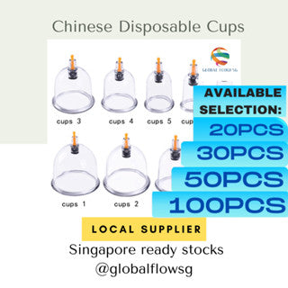 Cupping Therapy Cups 20/30/50/100pcs Chinese Disposable/Reusable Cups