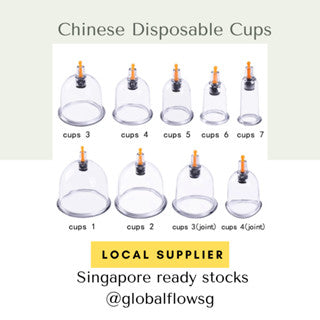 Cupping Therapy Cups 20/30/50/100pcs Chinese Disposable/Reusable Cups