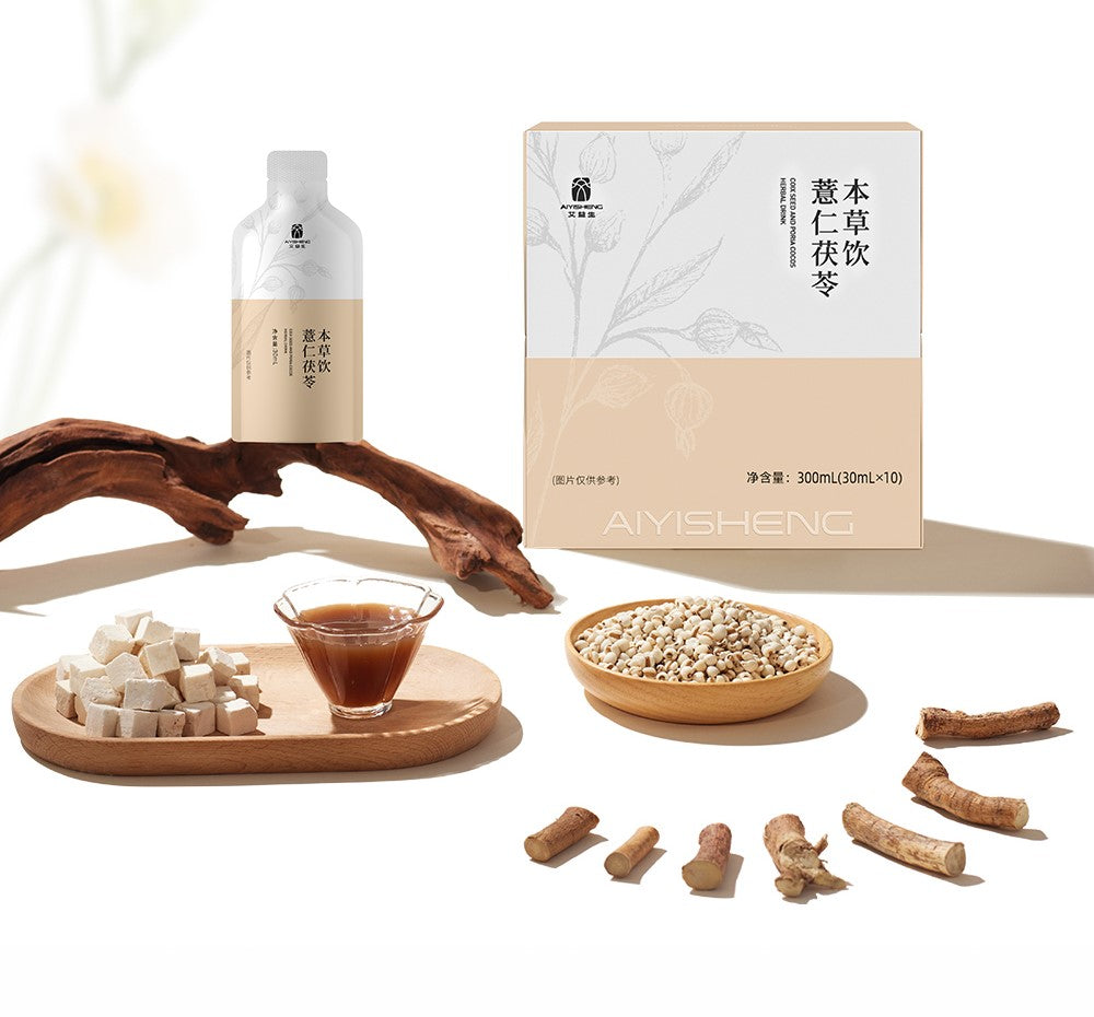 Coix Seed And Poria Cocos Herbal Drink_4