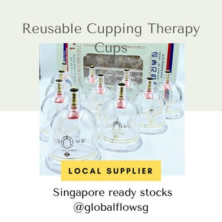 DAEKUN Cupping Cup Set [10pcs size 1] Chinese Health Medical Vacuum Suction Therapy Body Massage Care TCM Physiotherapy