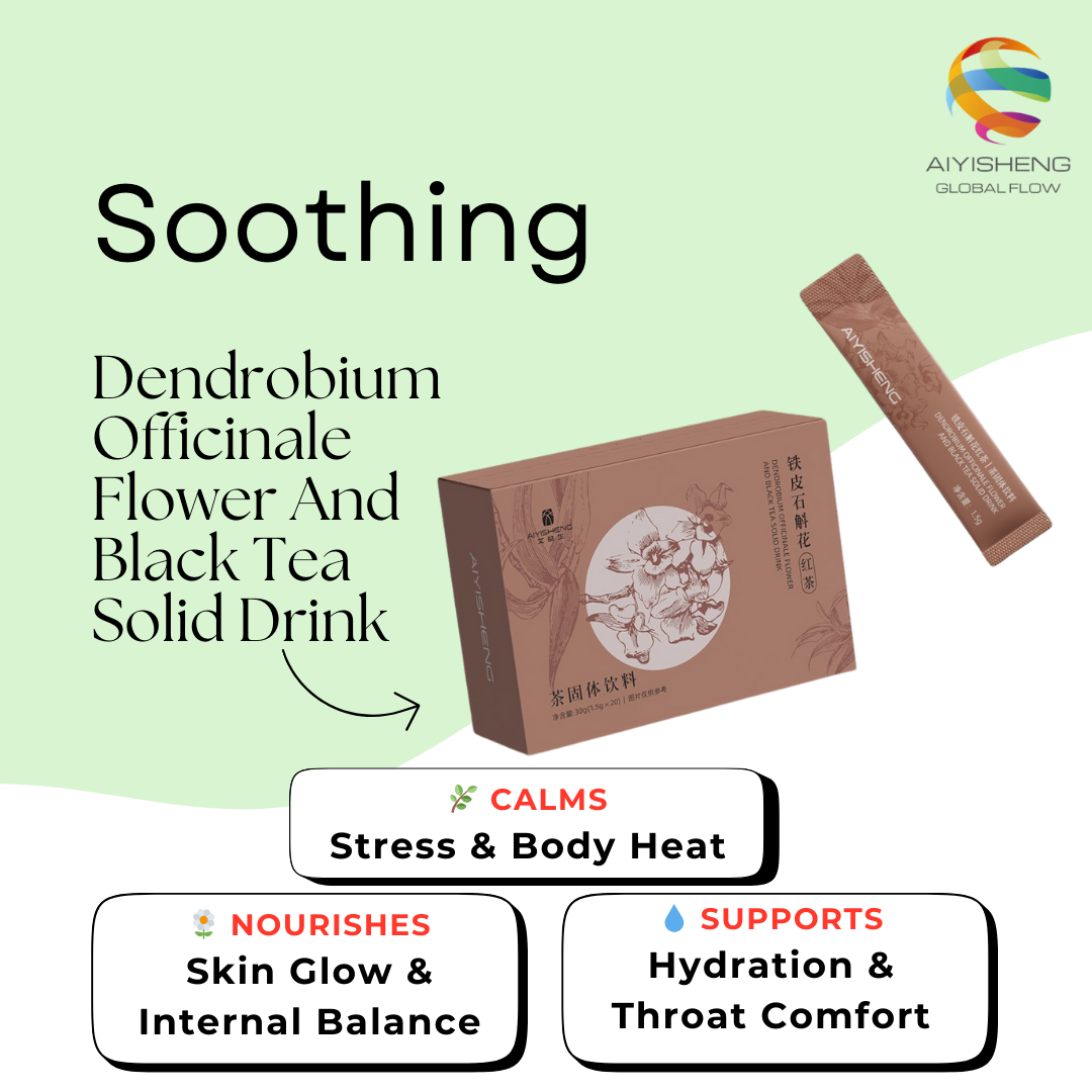 Dendrobium Officinale Flower And Black Tea Solid Drink