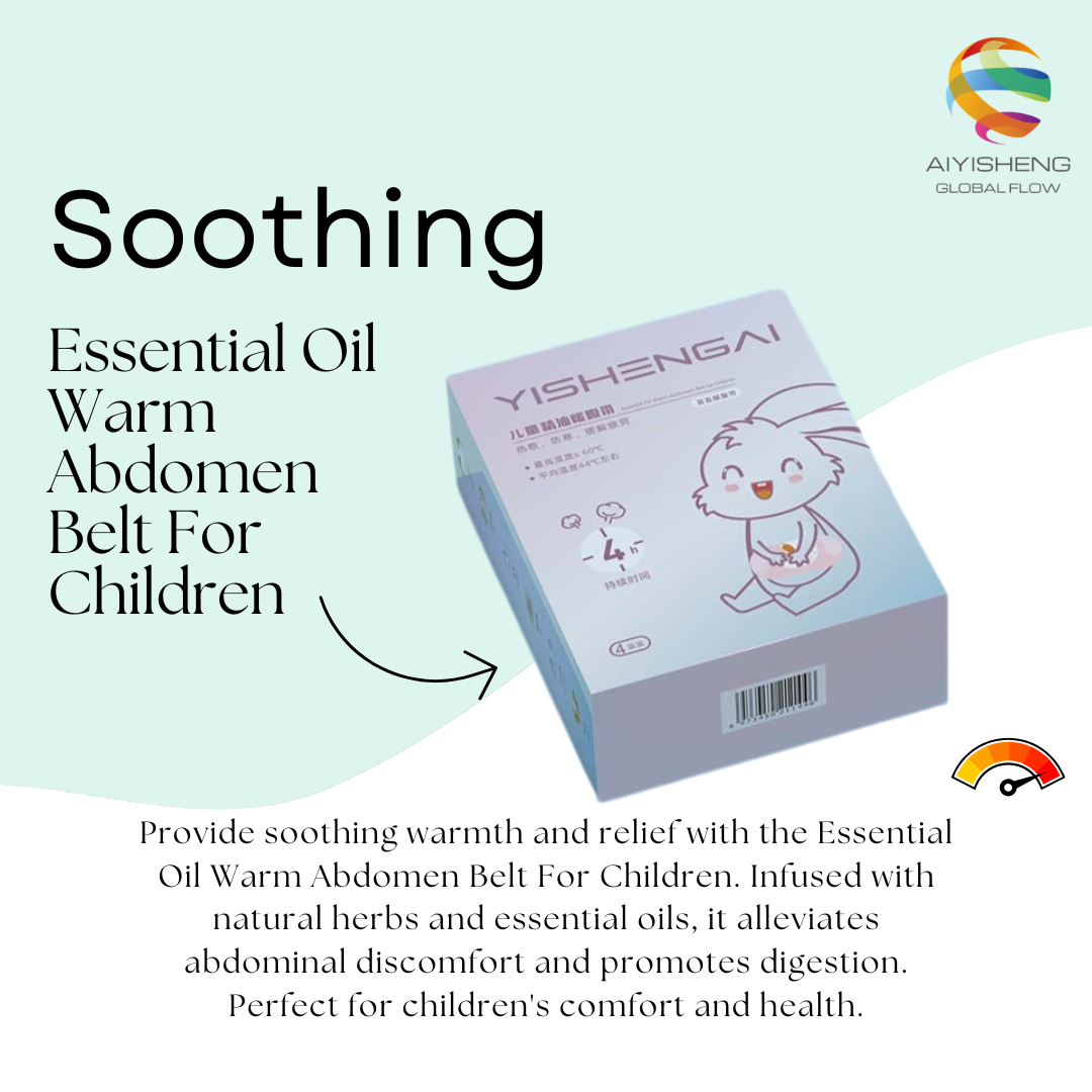 Essential Oil Warm Abdomen Belt For Children_1