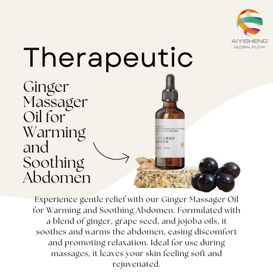 Ginger Massager Oil for Warming and Soothing Abdominal 50ml