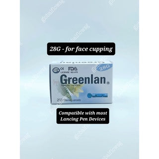 Greenlan Lancet Needles 21G 23G 26G 28G Chinese Health Medical Cupping Cup Therapy Body Massage Care TCM Hijama Bekam