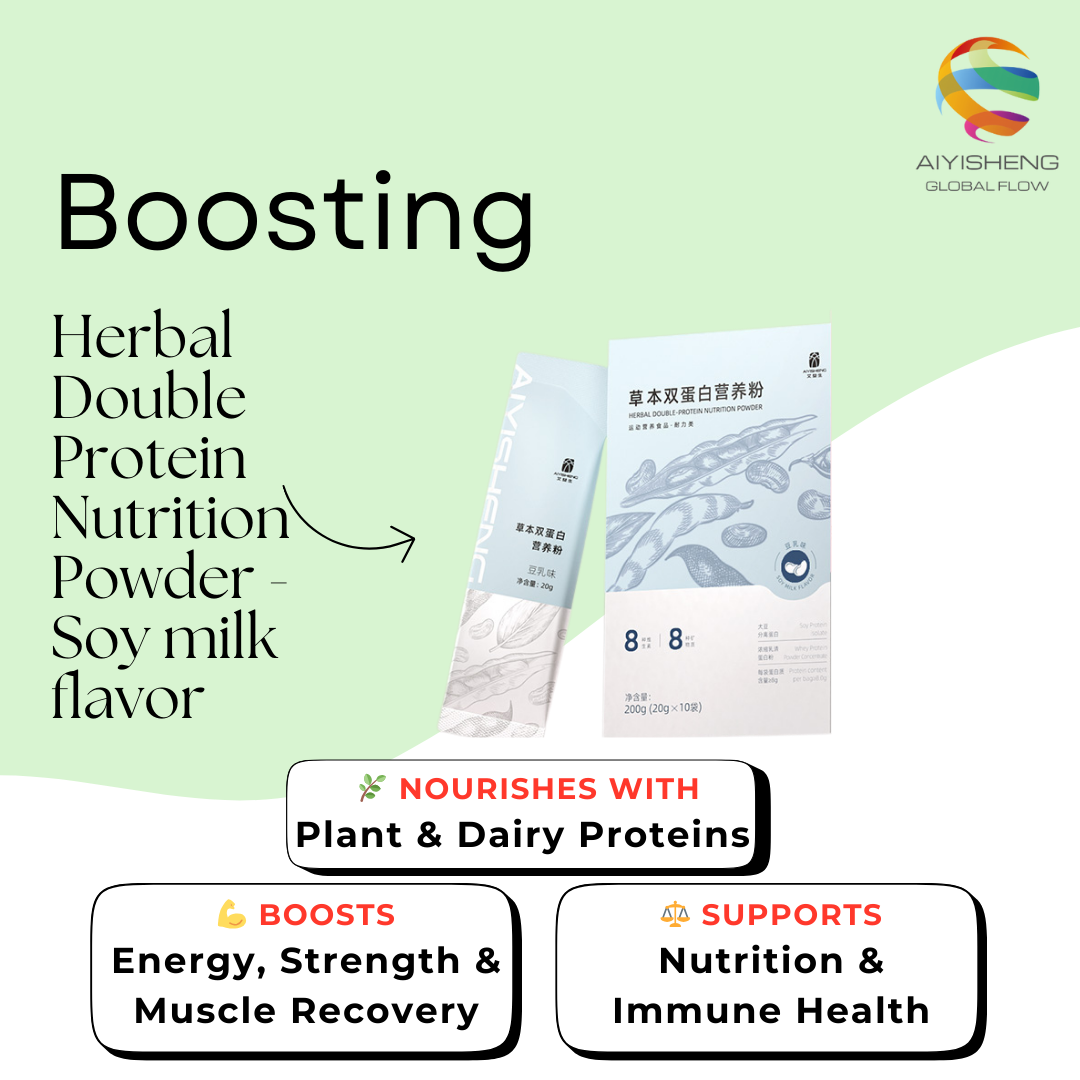 Herbal Double Protein Nutrition Powder - Soy milk flavor_1