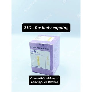 Lancet Needles 21G 23G 26G 28G 30G Chinese Health Medical Cupping Cup Therapy Body Massage Care TCM Hijama Bekam