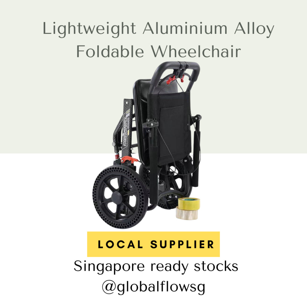 Lightweight Aluminium Alloy Foldable Travelling Wheelchair_1