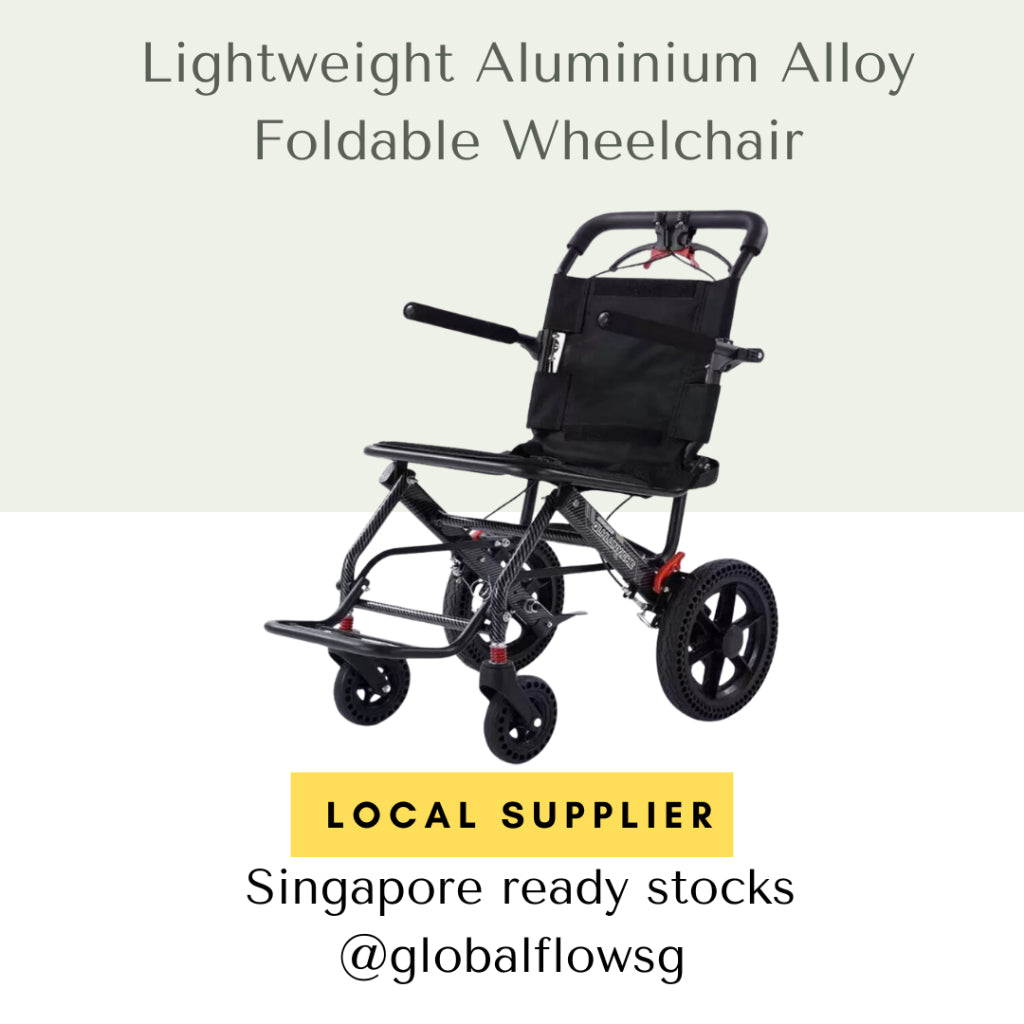 Lightweight Aluminium Alloy Foldable Travelling Wheelchair_7
