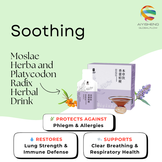 Moslae Herba and Platycodon Radix Herbal Drink