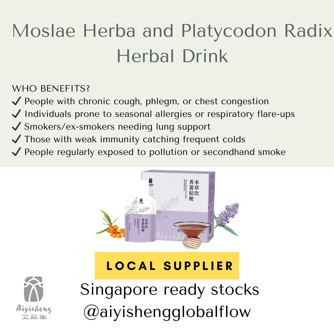 Moslae Herba and Platycodon Radix Herbal Drink