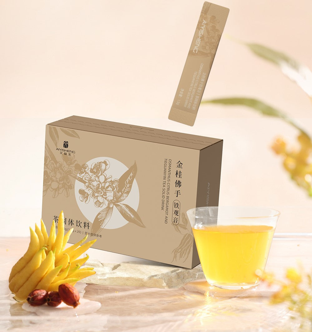 Osmanthus Citrus Bergamot And TieGuanYin Tea Solid Drink_4