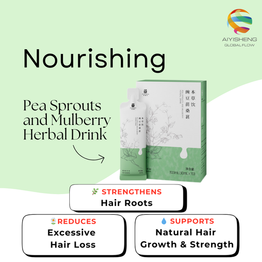 Pea Sprouts and Mulberry Herbal Drink