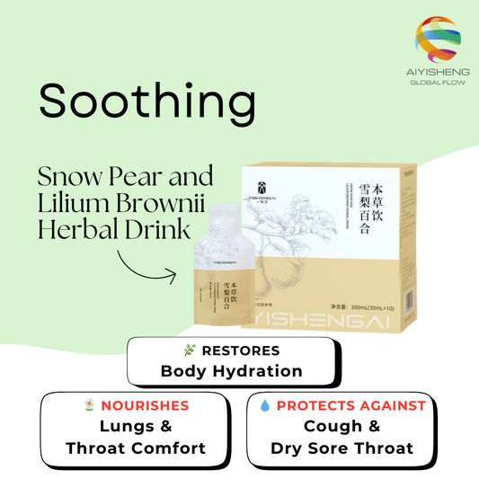 Snow Pear and Lilium Brownii Herbal Drink_