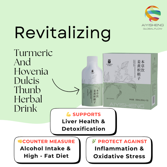 Turmeric And Hovenia Dulcis Thunb Herbal Drink