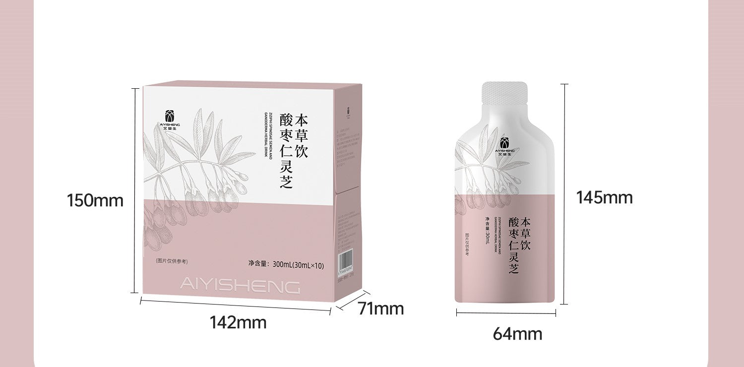 Zizhiphi Spinosae Semen and Gandoerma Herbal Drink_3